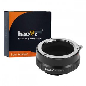 Haoge Pentax K PK RF Canon EOS R RP 수동 렌즈 마운트 어댑터 렌즈에서 캐논 마운트 카메라 용