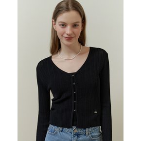 Drawing v cardigan (black)