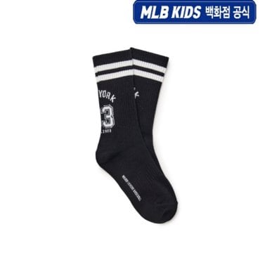 MLB키즈 25SS[KIDS] 바시티 애슬레저 숫자 일대일 양말 7ASOV025N -50BKS