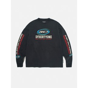 Multi Circle long-sleeve T-Shirt (CHARCOAL)