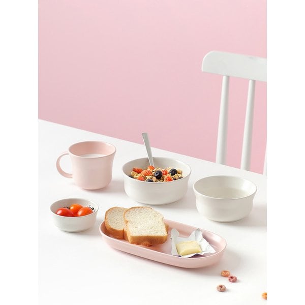 밀키 어린이 도자기 식기세트 5p