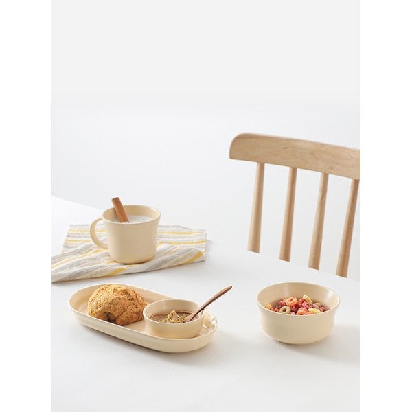 밀키 어린이 도자기 식기세트 5p