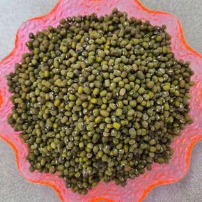 싱싱 국산 녹두 콩 500g 햇녹두 통 녹두 500g 안깐녹두 연두색콩 생녹두 초록콩  (S43410749)