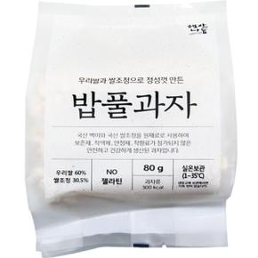 간식 쿠키 밥풀과자80g2개 두레생협 밥풀과자80g2개-