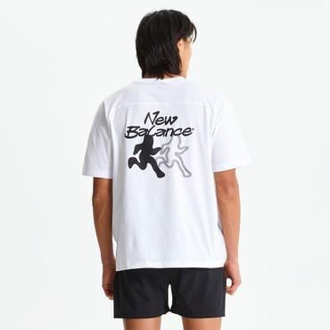 뉴발란스 남여공용 RC FROZEN 러닝그래픽 반팔티 (SEMI OVER FIT) (NBNEF25403)