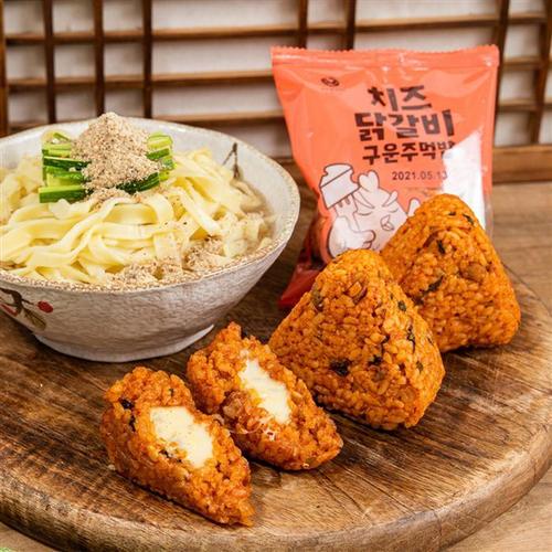 한우물 치즈닭갈비 구운주먹밥 100g x 30개(2)