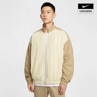 나이키 맨즈 나이키 클럽 오버 우븐 트랙 재킷 HQ6110-234