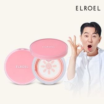 NS홈쇼핑 엘로엘 핑크 톤업 선쿠션 리필 15g (SPF50+ PA++++)_ELROEL[34397653]