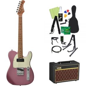 일본 바쿠스 기타0108 Bacchus TACTICSSTD/RSM Electric Guitar Beginner Set of 14 [With VOX A