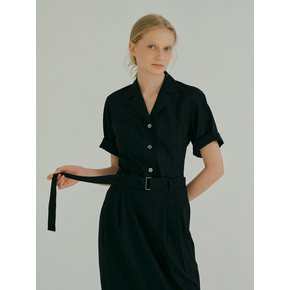 22Summer Anorak Line Kara Blouse (Black)