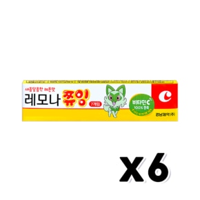 포켓몬 레모나 쮸잉 비타민C 츄잉캔디 28g x 6개