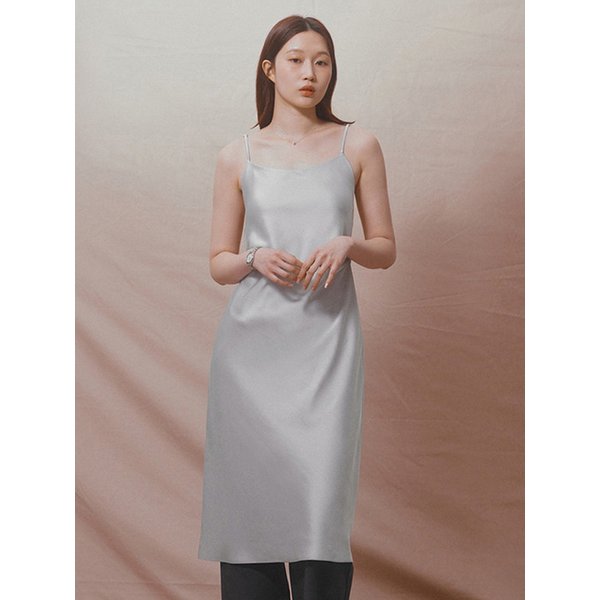 [SPNK] 글로이 롱 원피스_실버