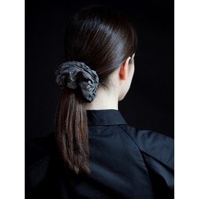 SCRUNCHIE / JEWEL / CR / SHINY CHARCOAL