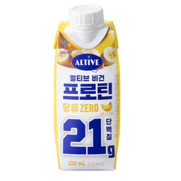 확대된 대표 CJ 얼티브 비건프로틴 바나나 250ml(1)