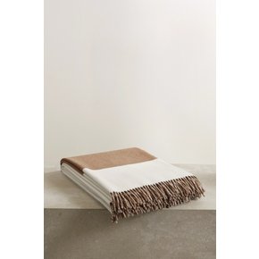 Fringed Striped Cashmere Blanket 뉴트럴 46376663162531925