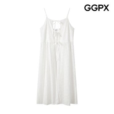 GGPX 리본 뷔스티에 레이스 원피스 (GP7OP011F)
