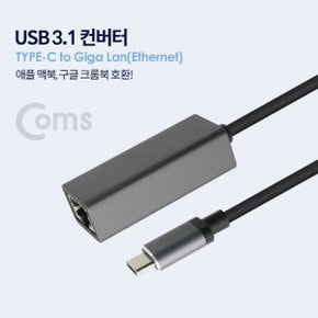 랜카드 유선랜 Coms USB 컨버터Type C Giga Lan기가 랜 Type 3.1