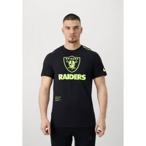 NFL LAS 베가스 RAIDERS 볼트 드라이핏 티셔츠 클럽 웨어 블랙 153408