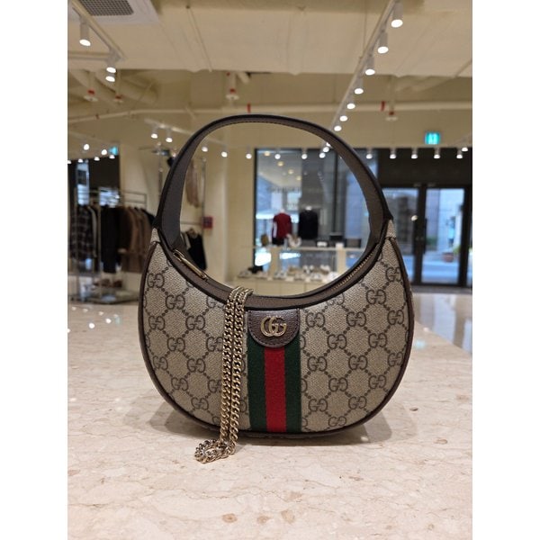 [부산점] 여성 오피디아 GG 스몰 체인 호보 숄더백 838463-FAE0P-9746