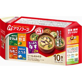 아마노 푸즈 아사히 그룹 식품 평소 오미소 국물 10 음식 버라이어티 세트