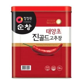 청정원 순창 진골드 고추장 말통 14kg (WB63545)