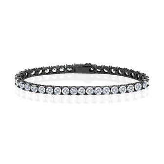 아이스볼 Ice tennis bracelet 4mm (Black)(400182)