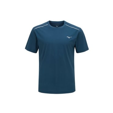 미즈노 공용 트리코트 반팔 티셔츠  32YA412733 운동 통기성 TRICOT SMALL LOGO SHORT SLEEVE