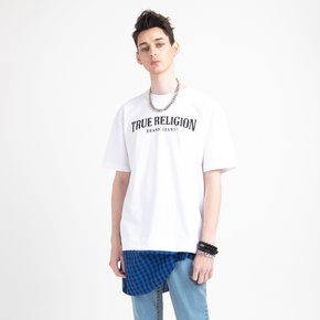 [TRUE RELIGION] MEN`S 레이어디드 티셔츠 화이트