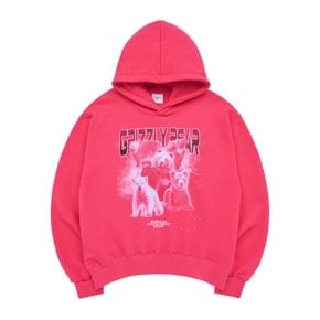 GRIZZLY BEAR HOODIE PINK-그리즐리베어