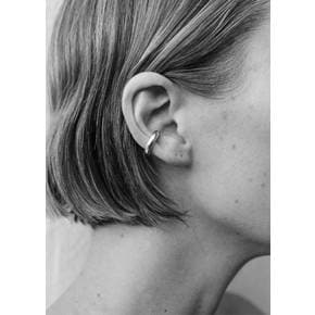 소피부하이 26PS Bagel Ear Cuff, Silver