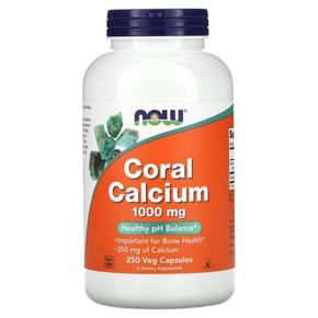 미국직구 NOW Foods 나우푸드 코랄 칼슘 1000mg Coral Calcium 250베지캡슐