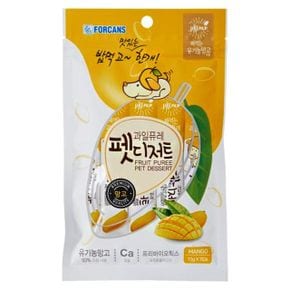 포켄스 과일퓨레 펫디저트 -망고 15g x 7개입 (sj)