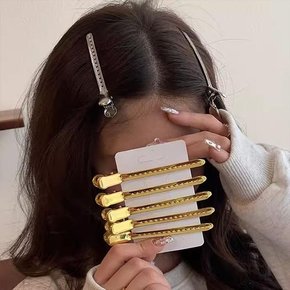 미용 앞머리모던 고정 핀 미용실 집게핀 헤어 핀셋