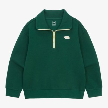 노스페이스 [노스페이스키즈 공식] NM5MR07U 키즈 스쿨데이 하프집_GREEN