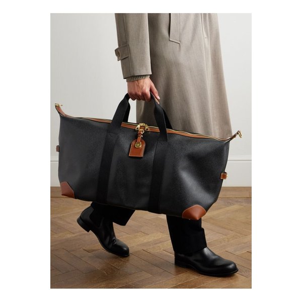 가죽 트리밍 스카치 그레인 위켄드 백 46376663162853954