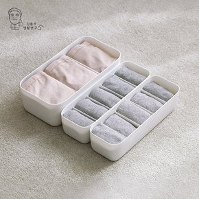 속옷양말정리함 칸막이 의류정리함 수납 서랍정리