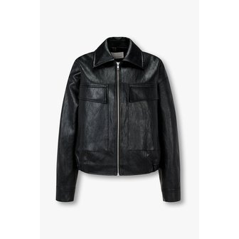 VOV 빅 포켓 신세틱 레더 점퍼 7126175502199