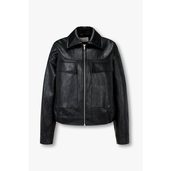 빅 포켓 신세틱 레더 점퍼 7126175502199