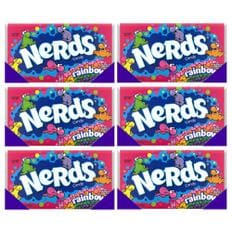 6개세트 네슬레 레인보우 너드 크런치 캔디 Nerds Rainbow Candy 141.7g