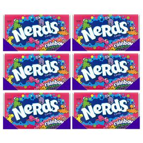 6개세트 네슬레 레인보우 너드 크런치 캔디 Nerds Rainbow Candy 141.7g