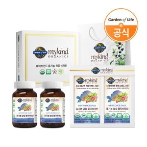 마이카인드 [가든오브라이프] 마이카인드 유기농 남성 멀티비타민 30정 X 2개 (선물세트)