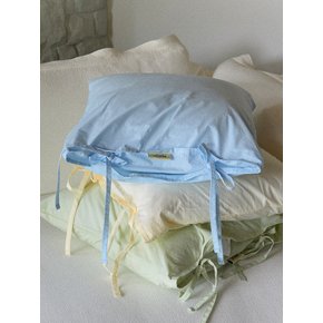 마들렌 리본 스트링 60수 고밀도 순면 자루형 방석 쿠션 커버 6colors