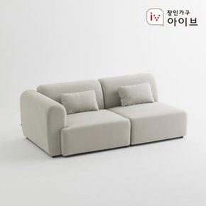 마네 패브릭 원룸 3인 모듈 소파 오픈형(스툴 미포함)