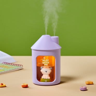 BUTTER(버터) [버터샵] 멍솜이 하우스 무드등 듀얼 가습기
