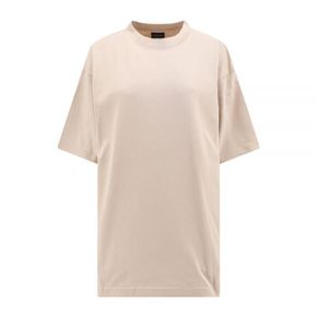 발렌시아가 백라인 스톤 로고 반팔 티셔츠 (641655 TPVP7 9710) 3535952