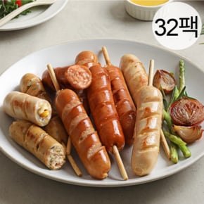 닭신 고단백 닭가슴살 소시지 프랑크 외 4종 16+16 / 국내산 저당 탱글탱글