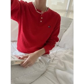 남녀공용 헨리넥 와플 서멀 긴팔 티셔츠 6색 택1 09T4076