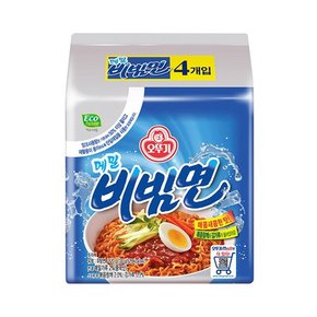 봉지라면 오뚜기 메밀 비빔면 130g 8개