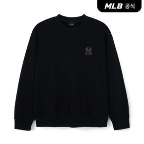 [코리아공식] 클래식 모노그램 빅럭스 맨투맨 NY (Black)