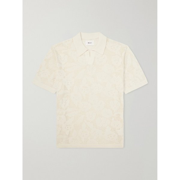 NN.07 라이언 플라워 코튼 폴로 티셔츠 46376663163026338